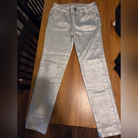 Cat & Jack Other - Cat & Jack Metallic Silver Pants
